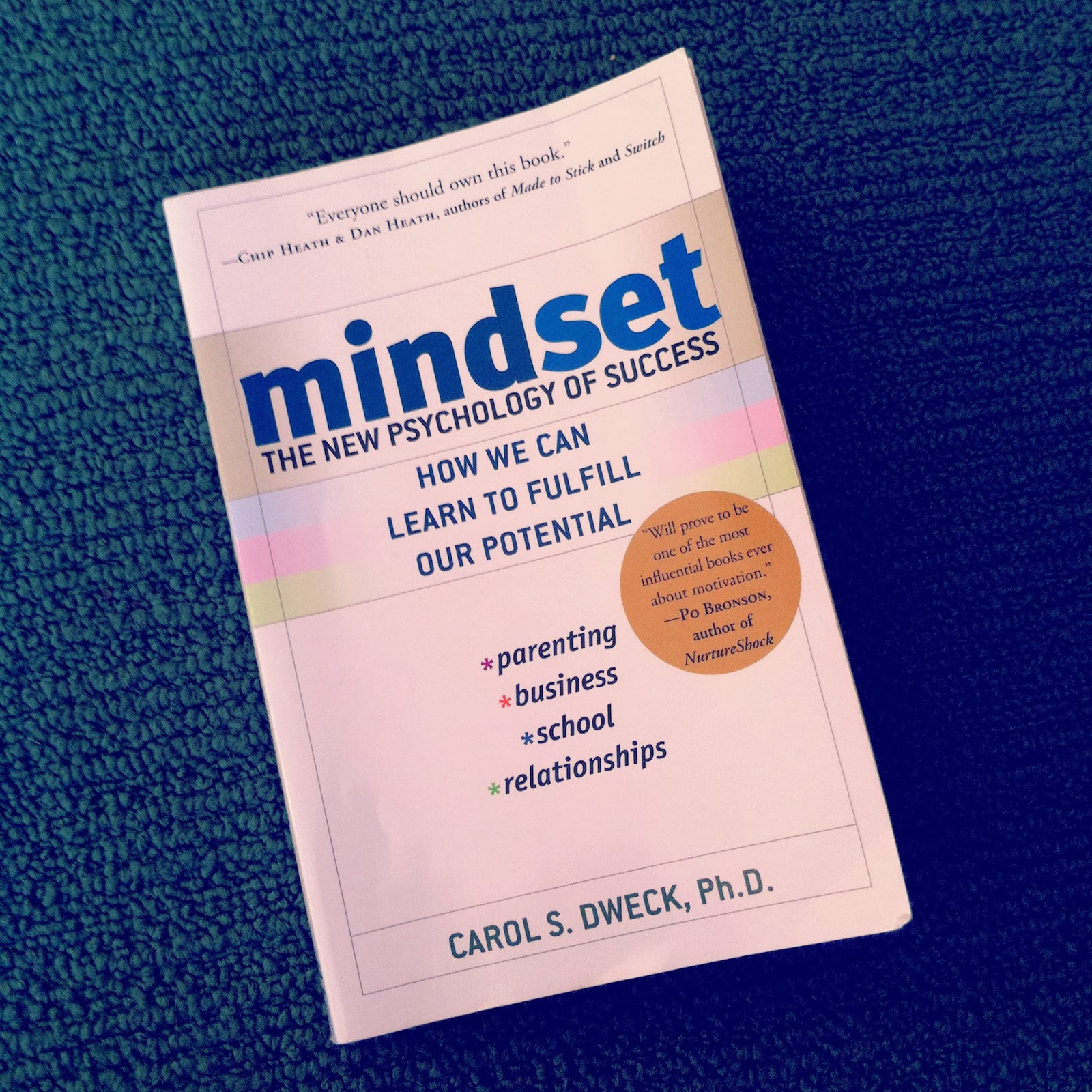 growth mindset carol dweck book
